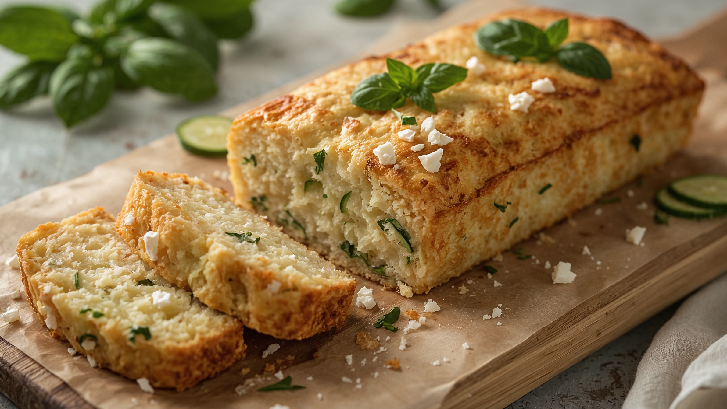 Cake courgette feta : la recette facile et délicieuse