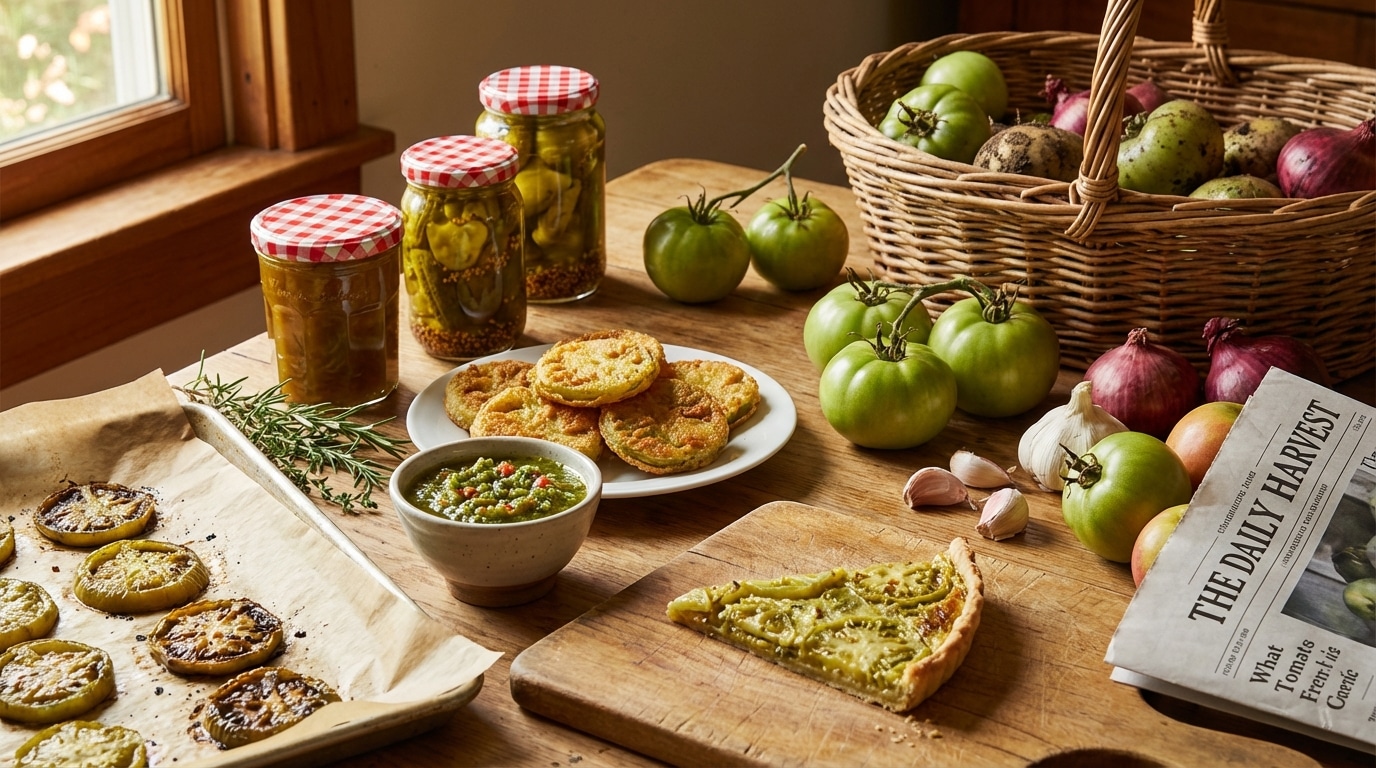 Que faire avec des tomates vertes : recettes anti-gaspi et idées gourmandes