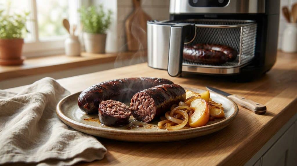 boudin noir au air fryer​