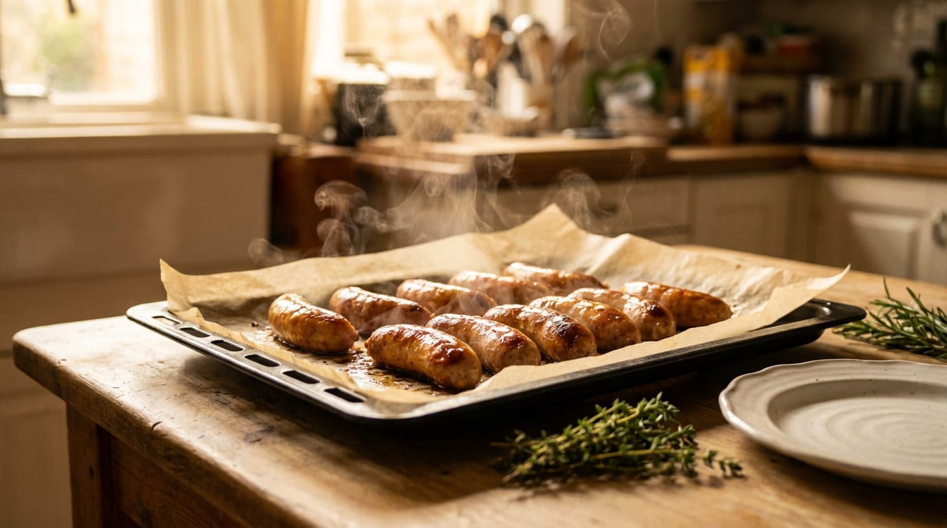 Saucisses au four : la recette facile et inratable