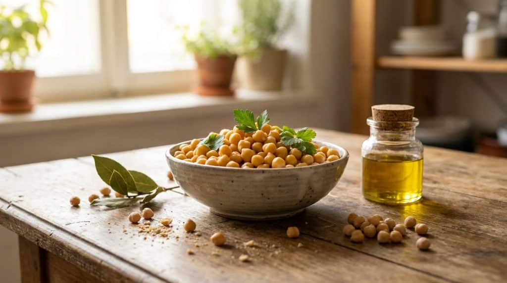 Cuisson des pois chiches