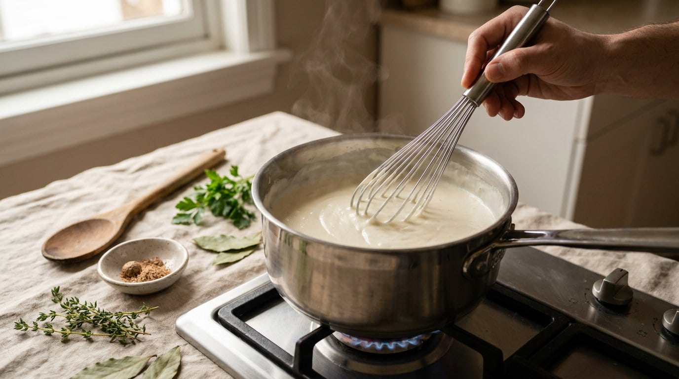 Béchamel sans lait : la recette facile & inratable