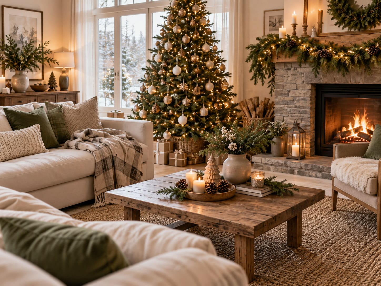Créer une ambiance de Noël naturelle et chaleureuse dans la maison